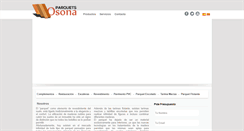Desktop Screenshot of parquetsosona.com